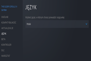 skyrim jezyk